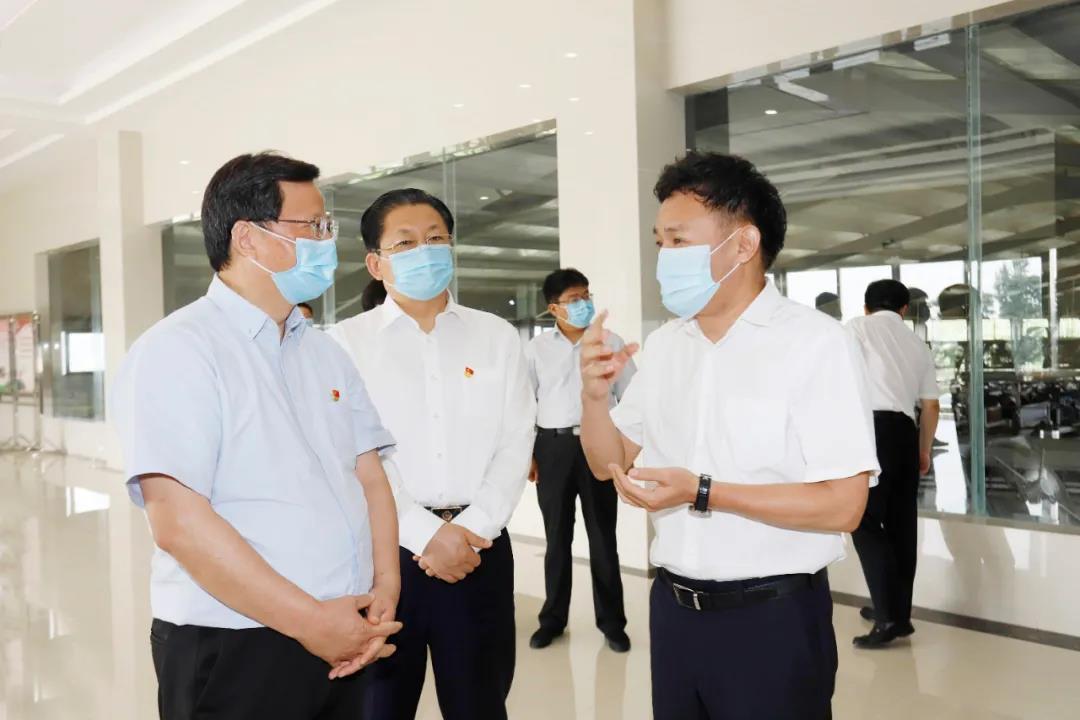 快讯 | 河南省委常委、省纪委书记、省监委主任任正晓莅临好博在线_好博在线（中国）乳业集团新蔡瑞亚牧场调研