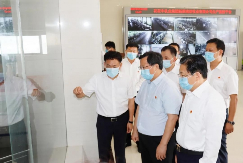 快讯 | 河南省委常委、省纪委书记、省监委主任任正晓莅临好博在线_好博在线（中国）乳业集团新蔡瑞亚牧场调研