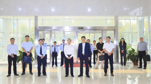 郑州市税务局党委书记曹学胜一行莅临河南好博在线_好博在线（中国）乳业集团参观调研